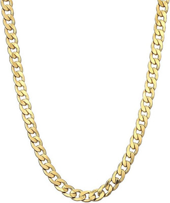 Gold Chain Necklace, 22 Inch Golden Ultra Luxury Looking Feeling Real Solid 14K