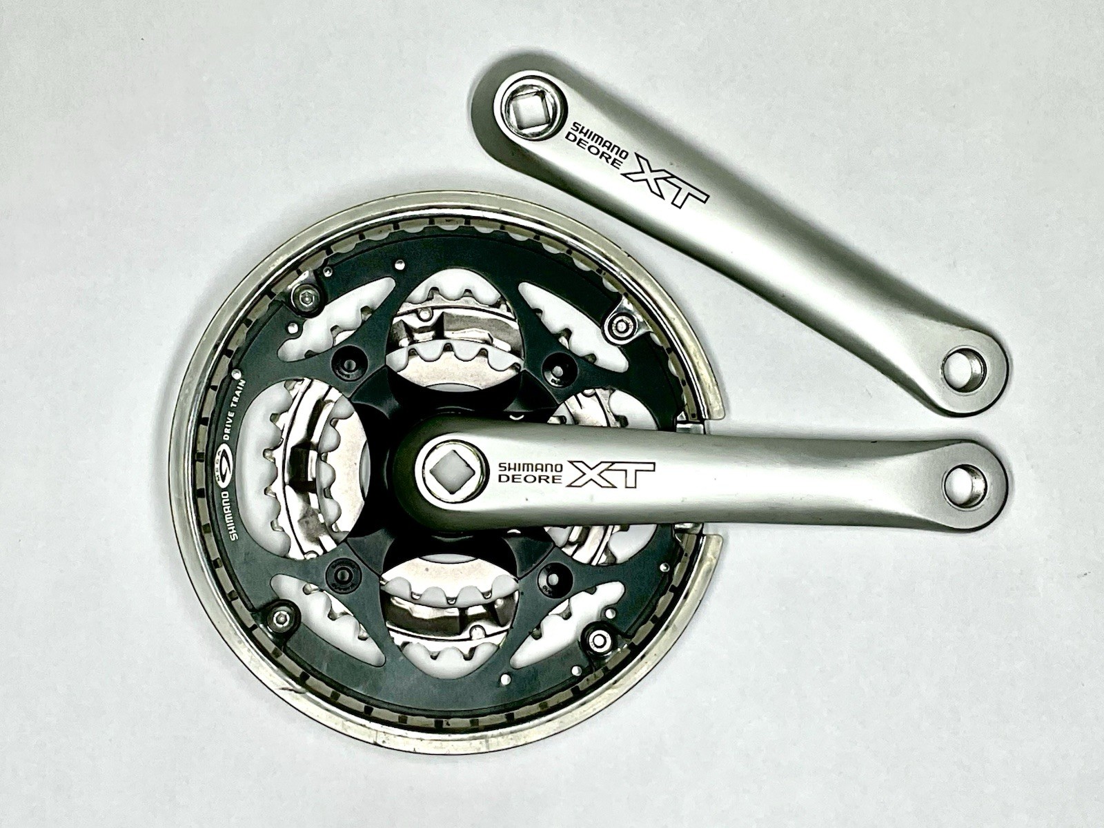 Shimano Deore XT FC-M750 Crankset 175mm 9 Speed Mega 9 MTB Octalink Vintage