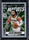 2024-25 Panini Donruss Optic Jalen Brunson Net Marvels Holo #22 Knicks