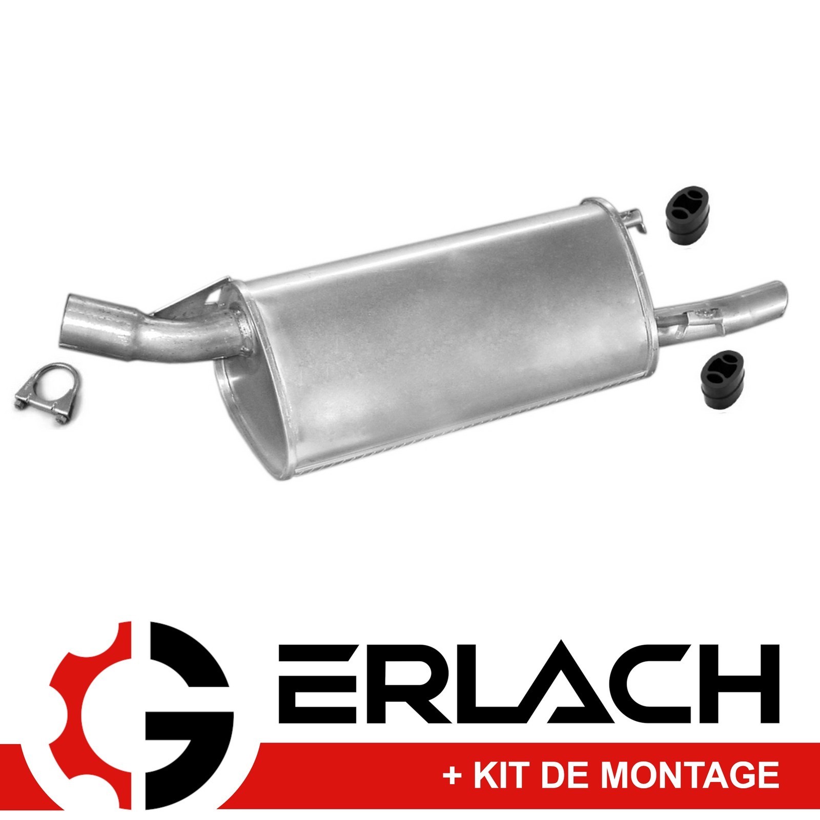 Silencieux arriere Opel Corsa B 1.2 1.4 en acier aluminise haute durabilite