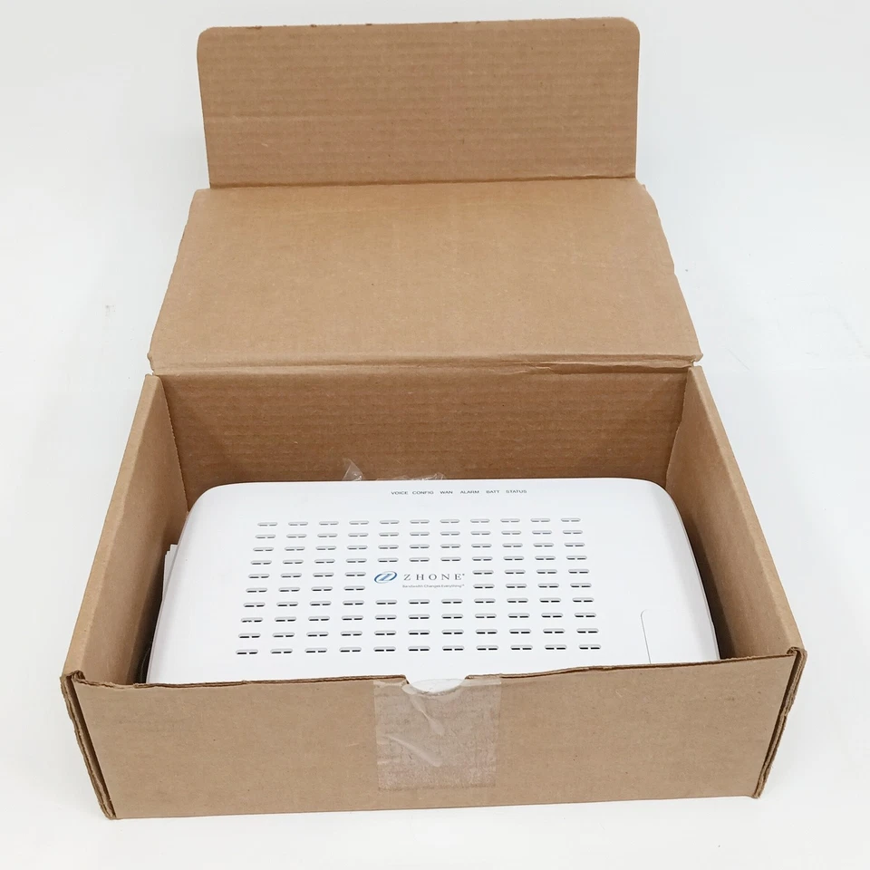 Zhone ZNID-GPON-2608T-NA GPON ONT, Indoor, 0xPOTS, 8xGE POE - Image 4 of 4