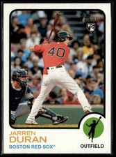 2022 Topps Heritage #211 Jarren Duran Team Name Color Swap Variation