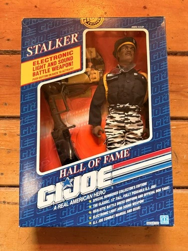 Hasbro GI Joe Hall of Fame Stalker 12" Action Figure African American 1991 SEALE