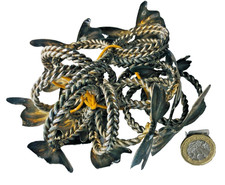 Metal Napkin Rings With Bows Metalware Bundle Vintage ra