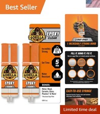 Luxury Clear 2-Part Epoxy - Quick 5 Minute Set, Ideal for DIY Projects