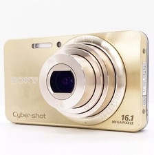 SONY Cyber-shot DSC-W570 16.1MP 5x Optical Zoom Digital Camera - Gold