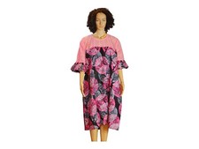Short Pink Ankara Gown