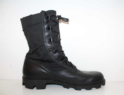 Botas de Colección Para Hombres Punta Suave Clima Caliente Talla 9 R Cuero Negro Tácticas EE. UU. - Imagen 5 de 16