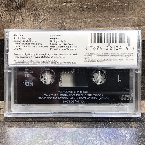 Reba McEntire Reba Cassette Tape 1988 MCA Records MCAC-42134 *Sealed Unopened* - Imagen 3 de 5