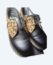 dr martens 1461 Leopard fur