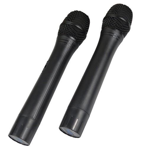 STARAUDIO Dual Channel VHF Handheld Wireless Microphone System 2CH Church Mic - Picture 7 of 12