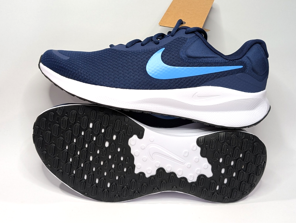 Nike Revolution 7 Men Running Shoes Size 12 Midnight Navy Running Sneakers Nike Revolution 5 Midnight Navy for Sale | Authenticity  main image 3