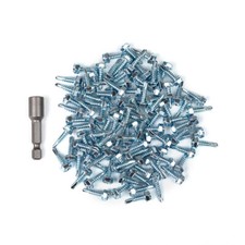 100x 6 Sided 4.2 x 16mm Self Tapping Self Tapping Mounting Screws