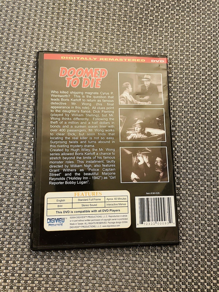 Doomed to Die (DVD) | eBay