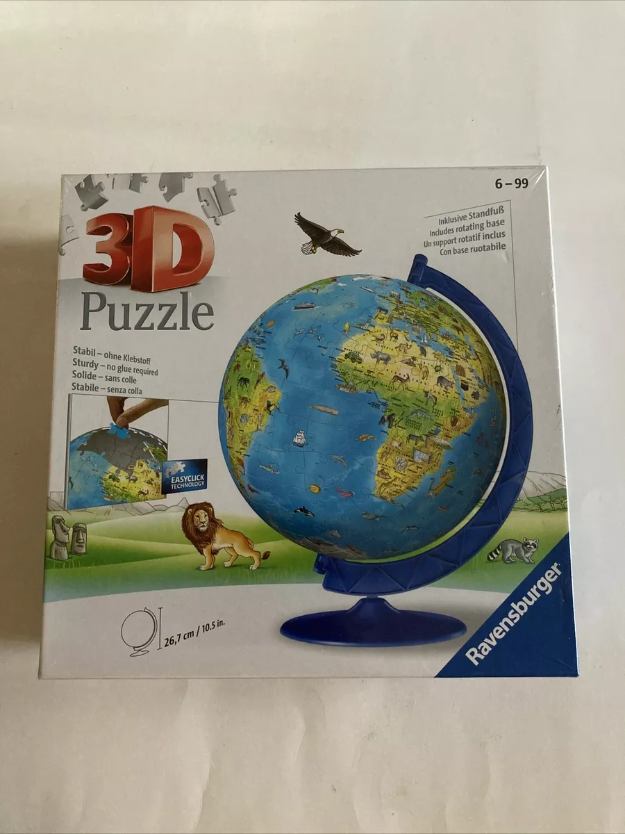 Puzzle 3d 180 pieces globe, puzzle