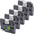 5X Label Maker Tape 12mm for Brother P-Touch TZ-231 TZe-231 PT-D210