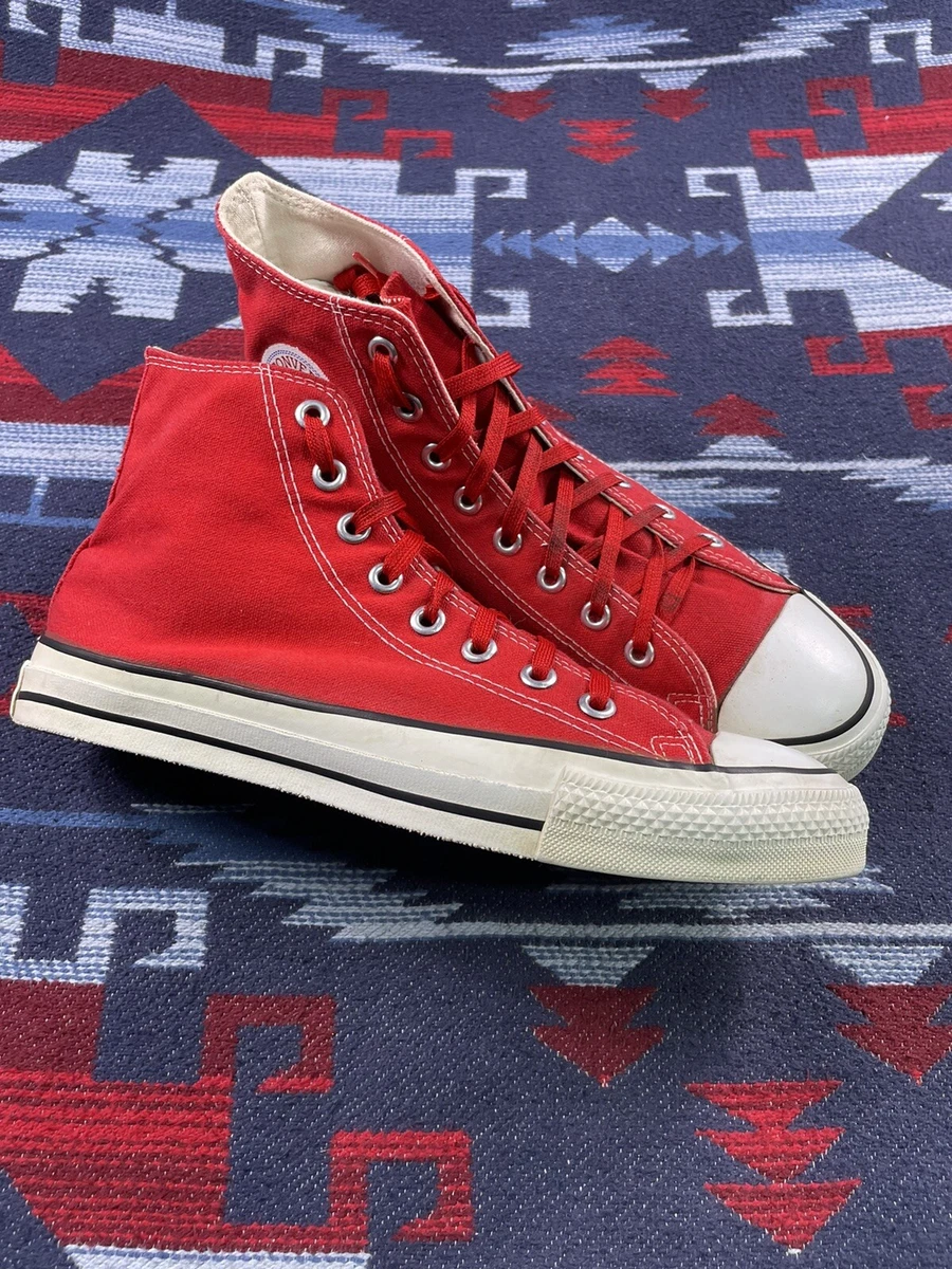 Vintage 80s 90s Converse All Star Chuck Taylor made in USA Size 10