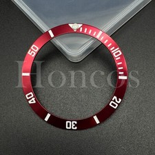 Replacement Aluminum Bezel Insert to fits for Rolex Sub 38 MM Red Custom