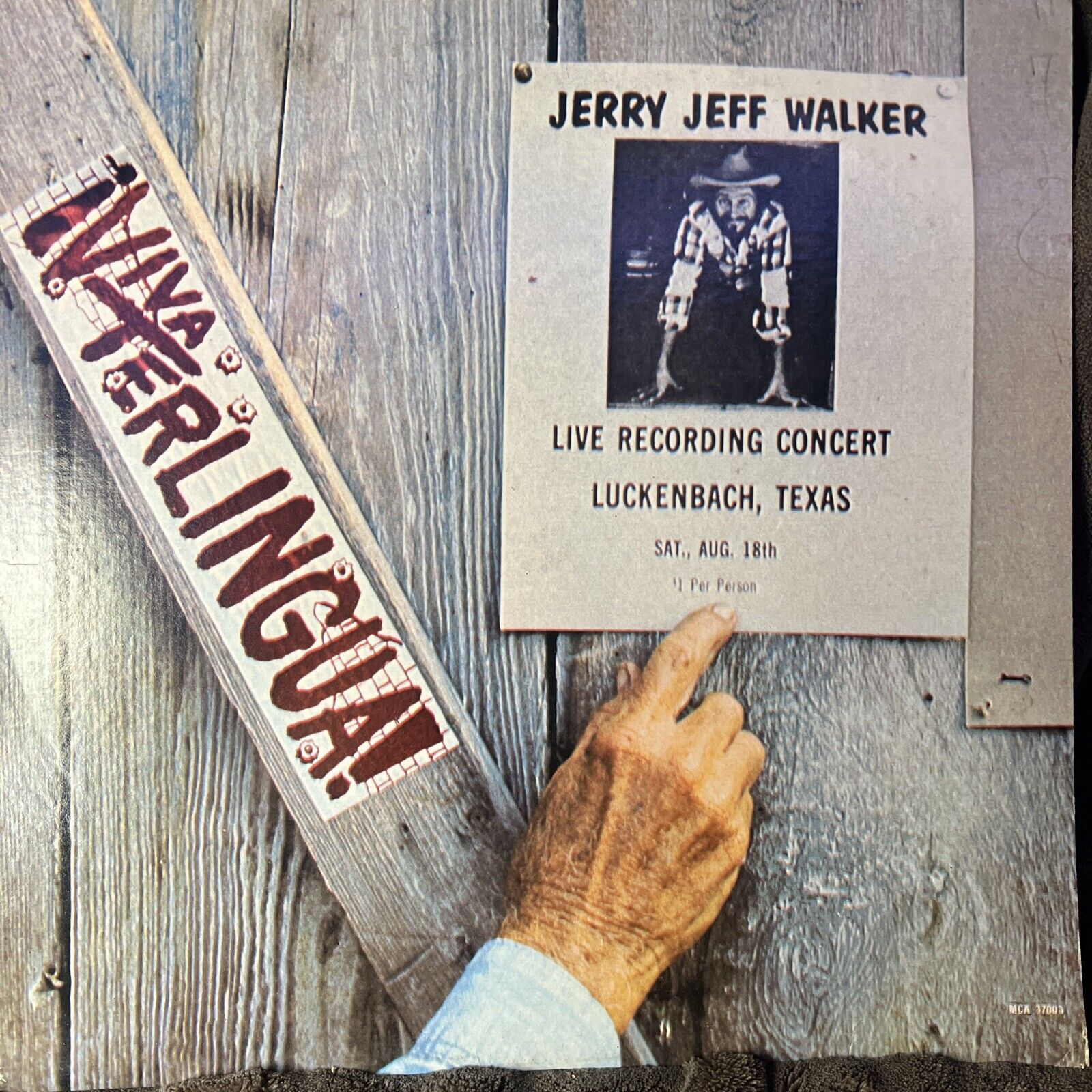 Vintage Vinyl: 1973 Jerry Jeff Walker Viva Terlingua VG+