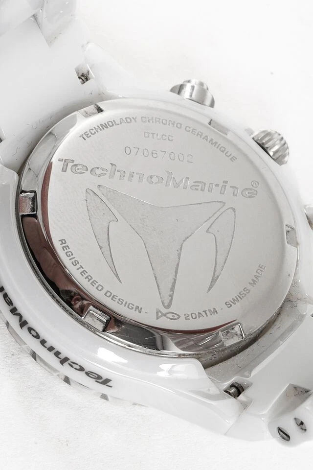 Reloj Technomarine Blanco Geneve Technodiamond Porcelana, Talla Única Foto 4 de 4