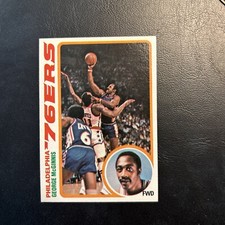 #90 George McGinnis Elvin Hayes Philadelphia 76ers, 1978-79 Topps Cb14-1