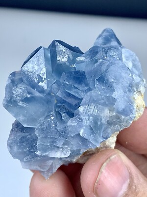 107 Gram Stunning Terminated Celestine Crystals from Afghanistan