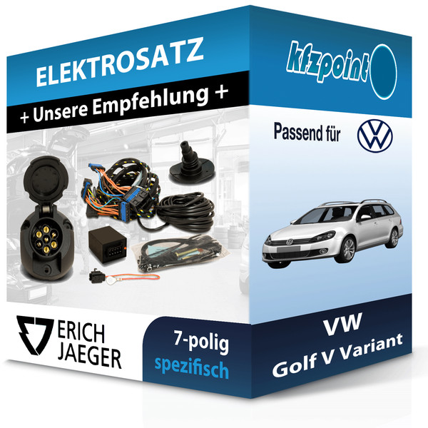 Jaeger E-Satz 7Polig Fahrzeugspezifisch Passend für VW Golf V Variant NEU-image