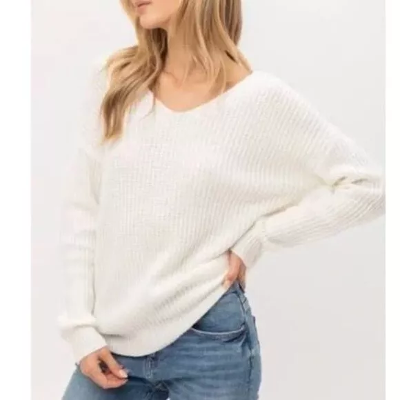 Loft twist cheap back sweater