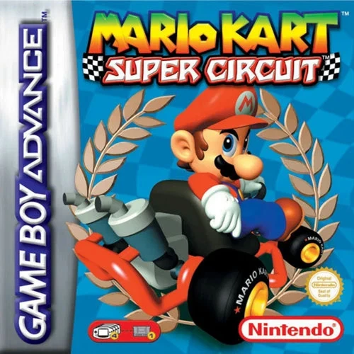 Mario Kart Super Circuit GBA Video Game Gameboy Advance 2001