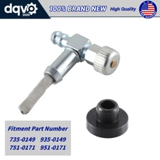 Fuel gas tank Grommet & Shut off Valve Fit Coleman Craftsman Generator 751-0171