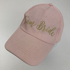 Team Bride Pink Ball Cap Hat Adjustable Baseball