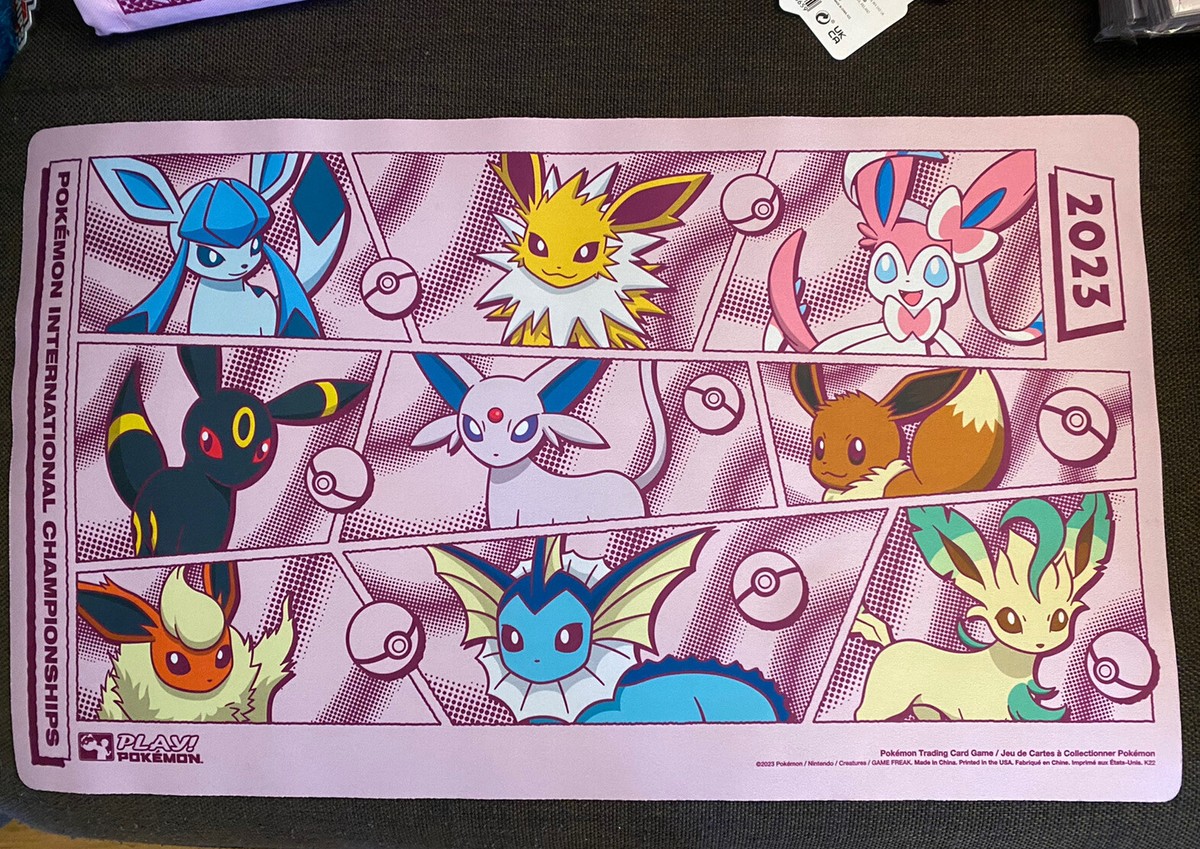 イーブイ プレイマット EUIC 2023 海外 2023 Pokemon Europe Championships EUIC Playmat pokemon