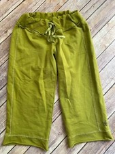 Matilda Jane size 10 Hammond Bay yoga pants green 1/2 B12