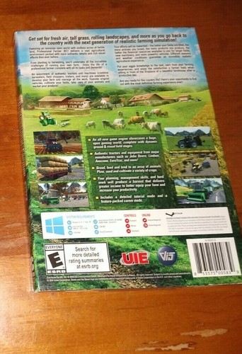 Professional Farmer 2017 PC DVD-ROM Software Game Tractor Simulation New - Picture 3 of 4