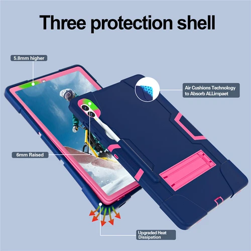 For Samsung Galaxy Tab S9 FE 10.9 11" Case Heavy Duty Shockproof Stand Cover - Picture 146 of 163