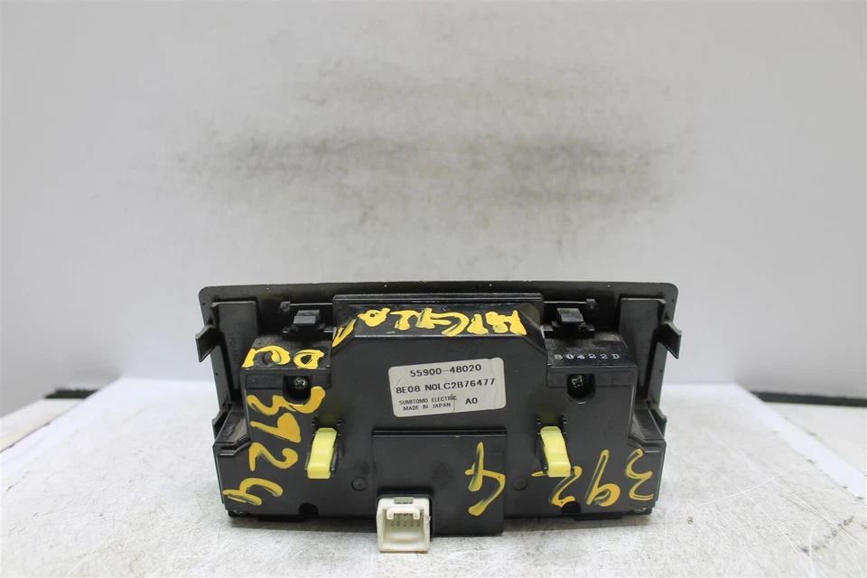 Controle climático 2008-2010 Toyota Highlander temperatura térmica CA 5590048020 | 259 1E4-B5 - Imagem 2 de 4