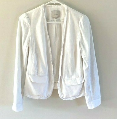 loft white blazer