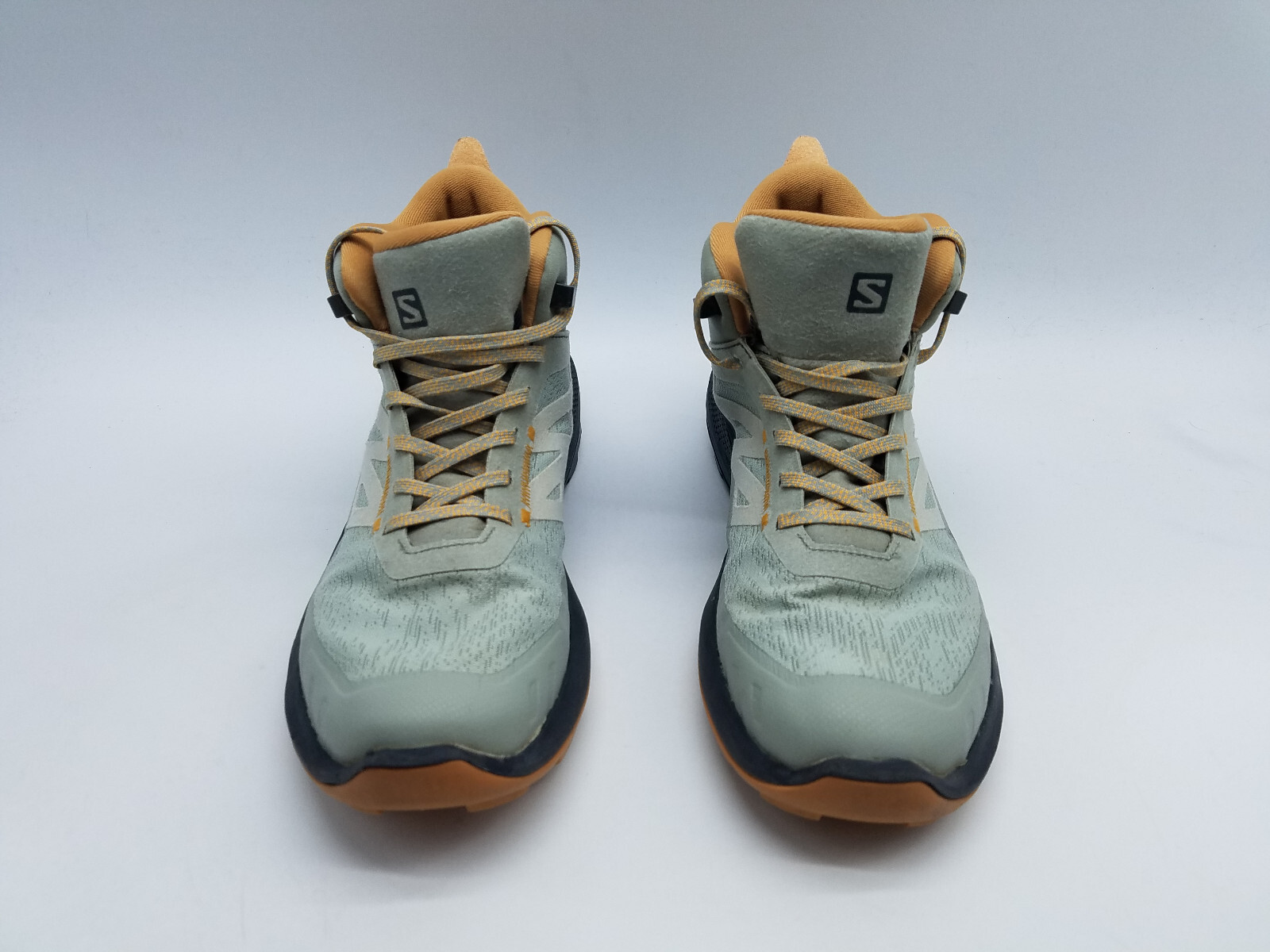 Scarpe da trekking Salomon Outpulse Mid GTX da donna taglia 8 5 ferro battuto ebano