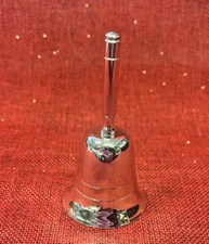 Silver Plated Dinner Bell NEW in Box LaVie- Sick Room Bell, Weddings