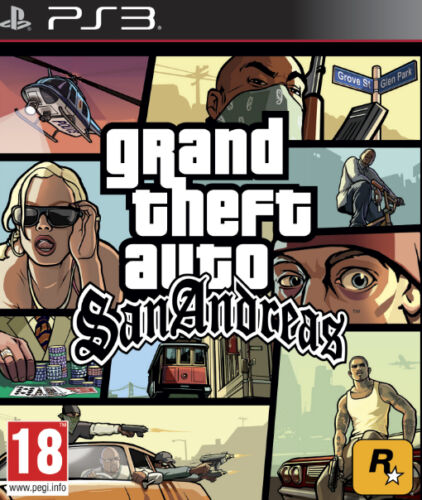  Grand Theft Auto: San Andreas - PlayStation 2 : Unknown: Video  Games