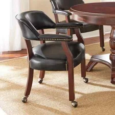  Steve Silver Co Tournament Arm w/Casters Dining Chairs - 4 chairs available