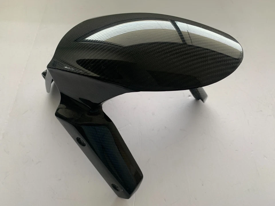 Guardabarros delantero de fibra de carbono para Kawasaki Ninja ZX10R 2011-2015 Foto 2 de 4