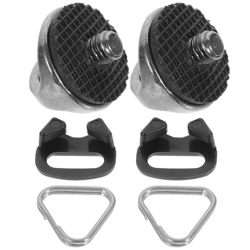 2 Set Cinghia Adattatore Fotocamera Clip Spalla Gancio Sgancio Rapido Connettori - Foto 6 di 12