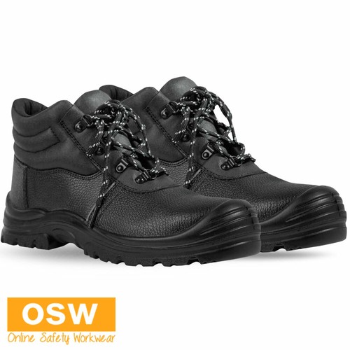 BLACK TRADIES ROCK FACE COW LEATHER 