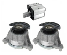 Engine & Transmission Mount Set of 3 Mounts for Mercedes C250 (2012-2015)