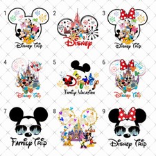 Disney Trip DTF Iron On Heat transfer sticker for t-shirt Mickey Minnie 00013