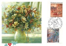 MAXIMAPHILIE / CARTE MAXIMUM PREMIER JOUR / LE PLAISIR D'ECRIRE PARIS 1993