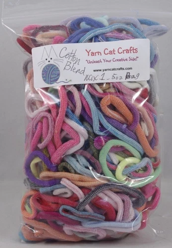 Kid’s Crafts - 5 oz Bag of Loops - Multi Colors - Cotton Blend