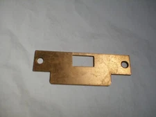 Vintage Solid Red Brass Striker Plate