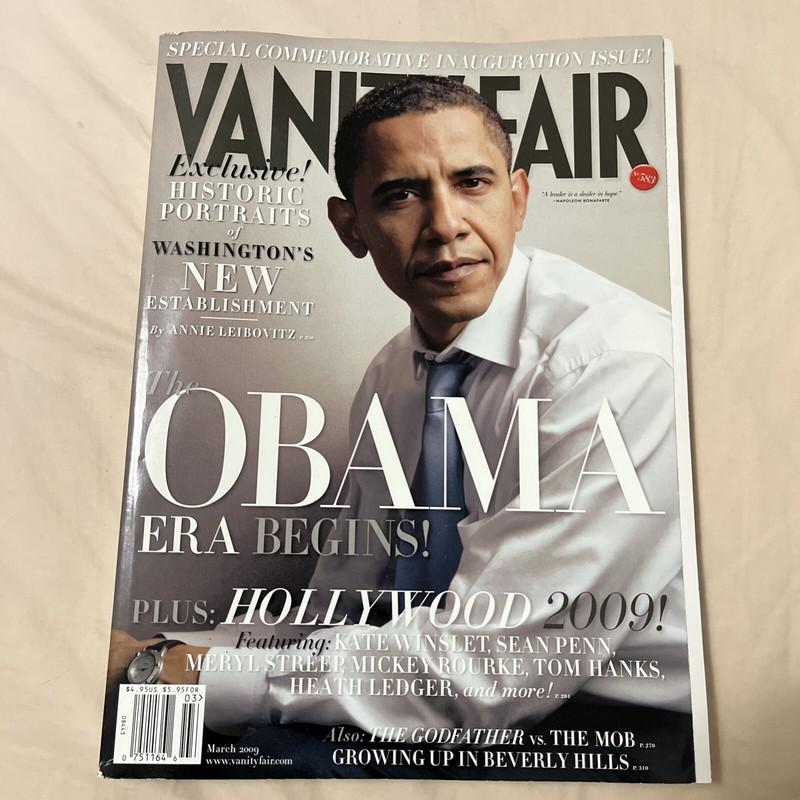 Vanity Fair Barack Obama Inauguration Issue March 2009 Annie Leibowitz